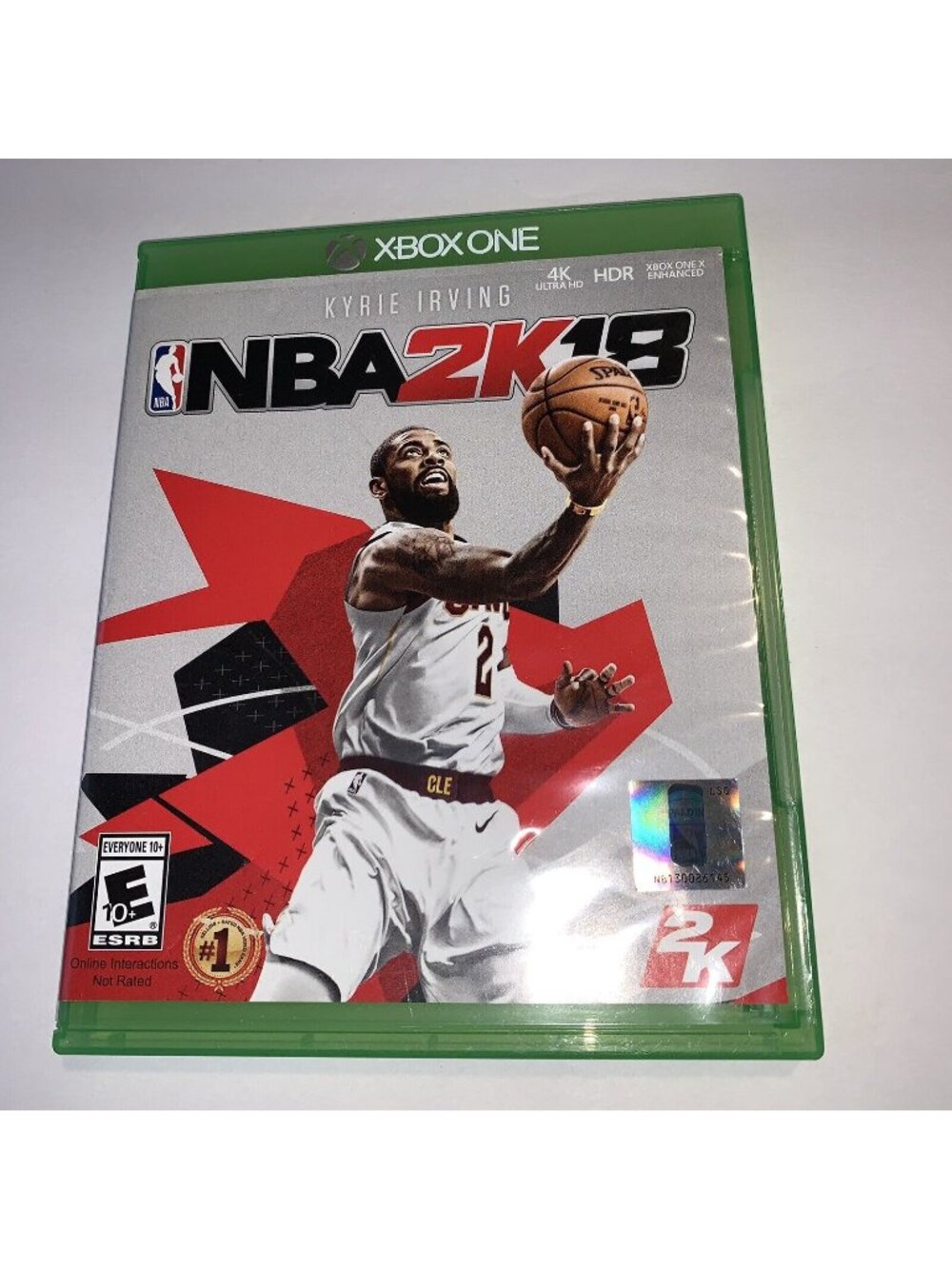 NBA 2K18 Xbox One Game Kyrie Irving Cover 4K Ultra HD HDR